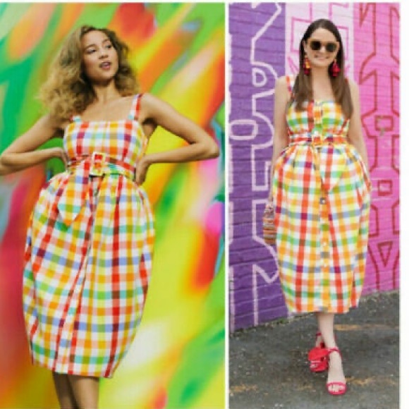 CHRISTOPHER JOHN ROGERS X TARGET Plaid Dress RARE - Picture 17 of 17